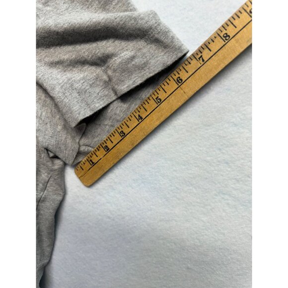 Who What Wear Short Sleeve Elastic Waist Cropped Top Tee Shirt Gray Size XXL - Picture 7 of 8